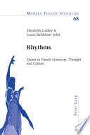 Rhythms : essays in French literature, thought and culture