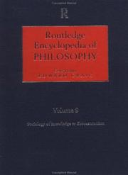 Routledge Encyclopedia of Philosophy : 6 : Luther, Martin-Nifo, Agostino