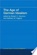 Routledge history of philosophy : VI : The Age of German idealism