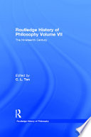 Routledge history of philosophy : VII : The nineteenth century