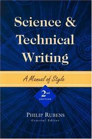 Science and technical writing : a manual of style