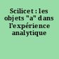 Scilicet : les objets "a" dans l'expérience analytique