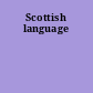 Scottish language