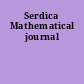 Serdica Mathematical journal