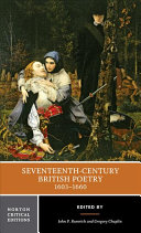 Seventeenth-century British poetry, 1603-1660 : authoritative texts, criticism