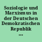 Soziologie und Marxismus in der Deutschen Demokratischen Republik : 2