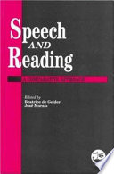Speech and reading : a comparative approach