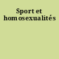 Sport et homosexualités
