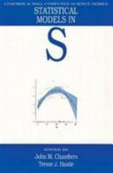 Statistical models in S