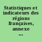 Statistiques et indicateurs des régions françaises, annexe au projet de loi de finances pour 1988 : régionalisation du budget d'équipement et aménagement du territoire...