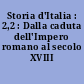 Storia d'Italia : 2,2 : Dalla caduta dell'Impero romano al secolo XVIII