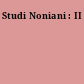 Studi Noniani : II