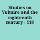 Studies on Voltaire and the eighteenth century : 118