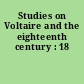 Studies on Voltaire and the eighteenth century : 18