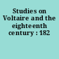 Studies on Voltaire and the eighteenth century : 182