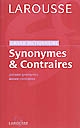 Synonymes & contraires : grand dictionnaire