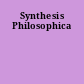 Synthesis Philosophica