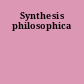 Synthesis philosophica