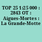 TOP 25 1:25 000 : 2843 OT : Aigues-Mortes : La Grande-Motte