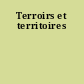 Terroirs et territoires