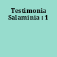 Testimonia Salaminia : 1