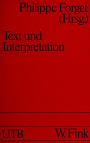 Text und Interpretation : deutsch-französische Debatte