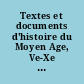 Textes et documents d'histoire du Moyen Age, Ve-Xe siècles : II : Milieu VIIIe siècle-Xe siècle