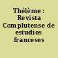 Thélème : Revista Complutense de estudios franceses