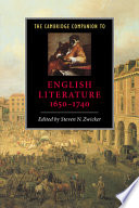 The Cambridge companion to English literature : 1650-1740