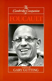 The Cambridge companion to Foucault