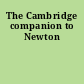 The Cambridge companion to Newton