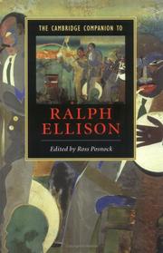 The Cambridge companion to Ralph Ellison