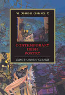 The Cambridge companion to contemporary Irish poetry