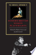The Cambridge companion to modern british women playwrights
