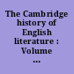 The Cambridge history of English literature : Volume IV : Prose and poetry : Sir Thomas North to Michael Drayton