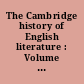 The Cambridge history of English literature : Volume XII : The nineteenth century : I