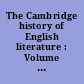 The Cambridge history of English literature : Volume XIV : The nineteenth century : III