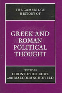 The Cambridge history of Greek and Roman political thought