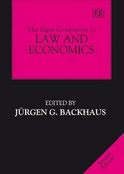 The Elgar companion to law and economics