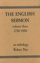 The English sermon... : 3 : 1750-1850