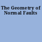 The Geometry of Normal Faults