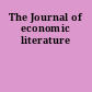 The Journal of economic literature