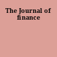 The Journal of finance