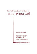 The Mathematical heritage of Henri Poincaré : [Part 1]