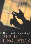 The Oxford handbook of applied linguistics