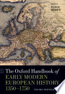 The Oxford handbook of early modern European History, 1350-1750