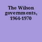The Wilson governments, 1964-1970