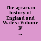 The agrarian history of England and Wales : Volume IV : 1500-1640
