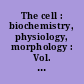 The cell : biochemistry, physiology, morphology : Vol. I : Methods, problems of cell biology