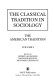 The classical tradition in sociology : the American tradition